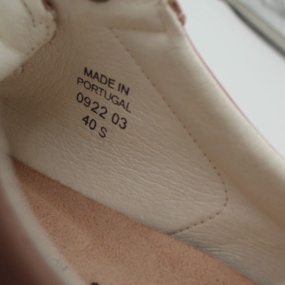 Birkenstock Bend Low Sneaker 40 Womens 9 Pink Leather Lace Up Comfort Minimalist - Picture 10 of 10